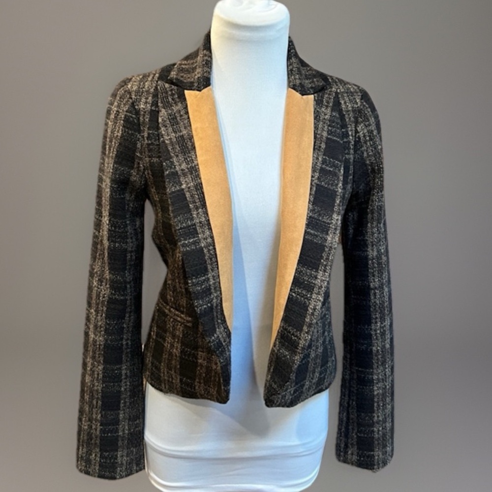WILLOW & CLAY Anthropologie Riding Blazer Jacket